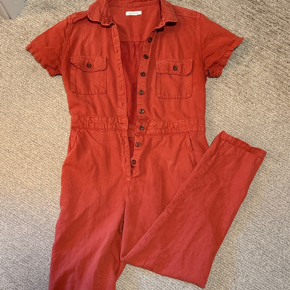 Women's Outerknown Red Jumpsuit